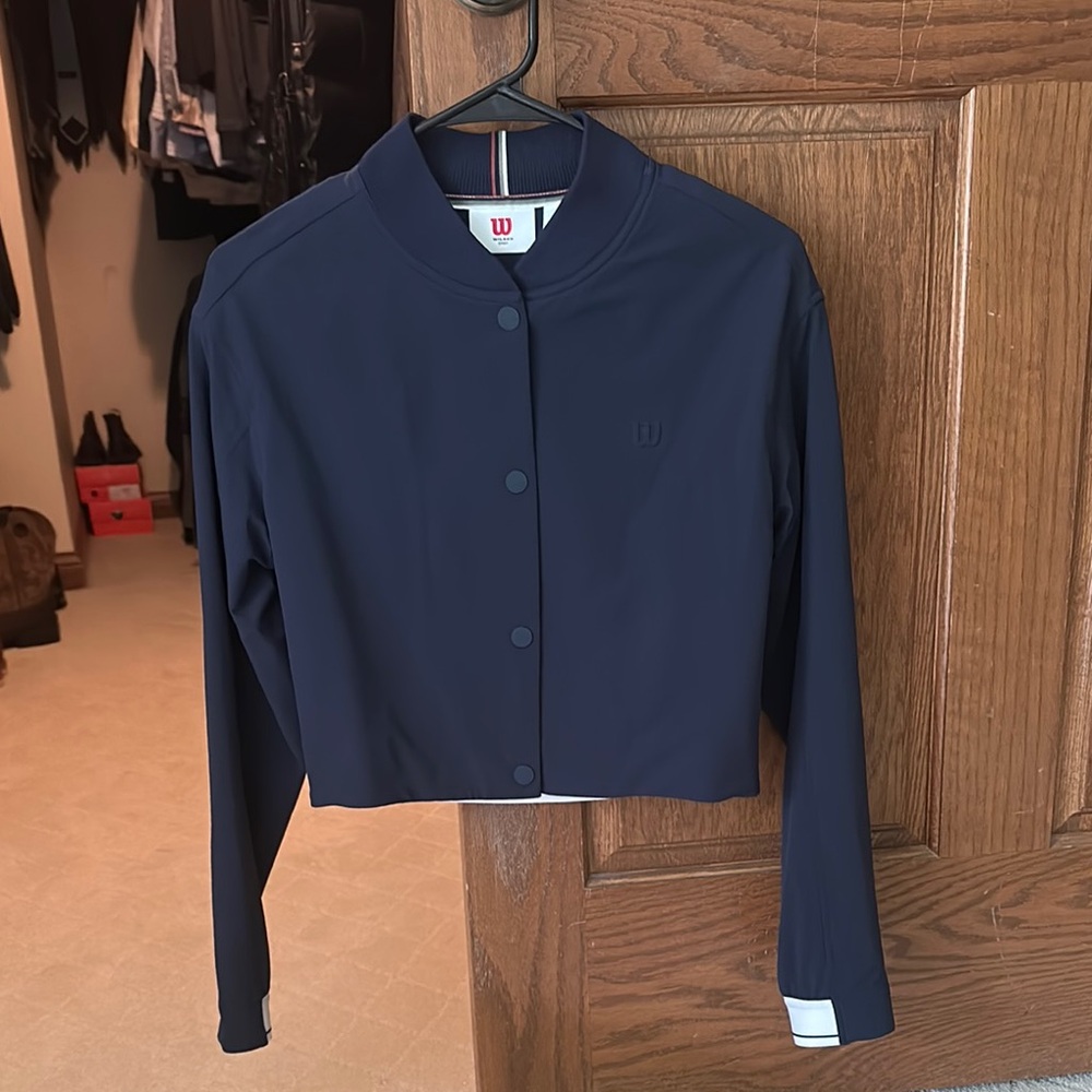 Wilson Dark Blue Button-Up Jacket